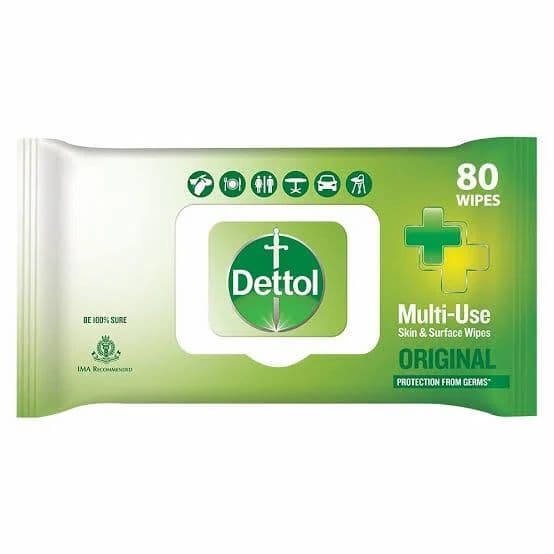 Dettol Disinfectant Wipes 80N view 2