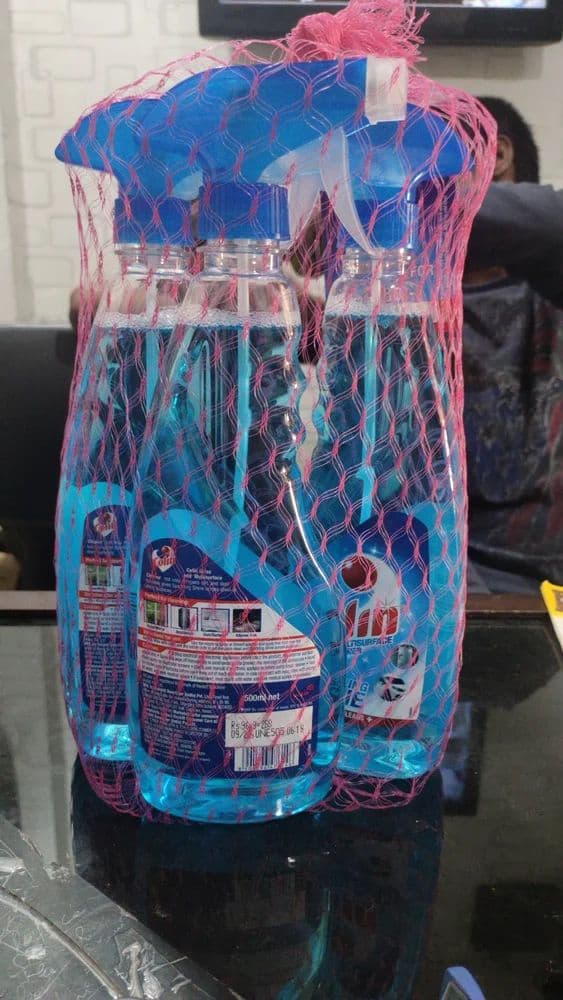 Trigger Spray Blue Colin Glass Cleaner 500 ML 3pcs, Packaging Type: Bottle