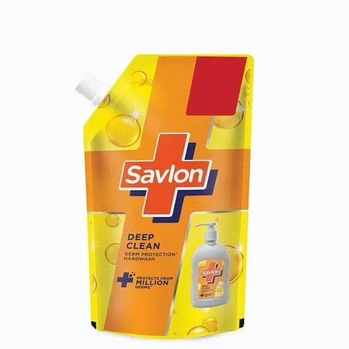 Liquid Savlon Deep Clean Refill Hand Wash 675 ml, Pouch, Packaging Size: 725ml view 3