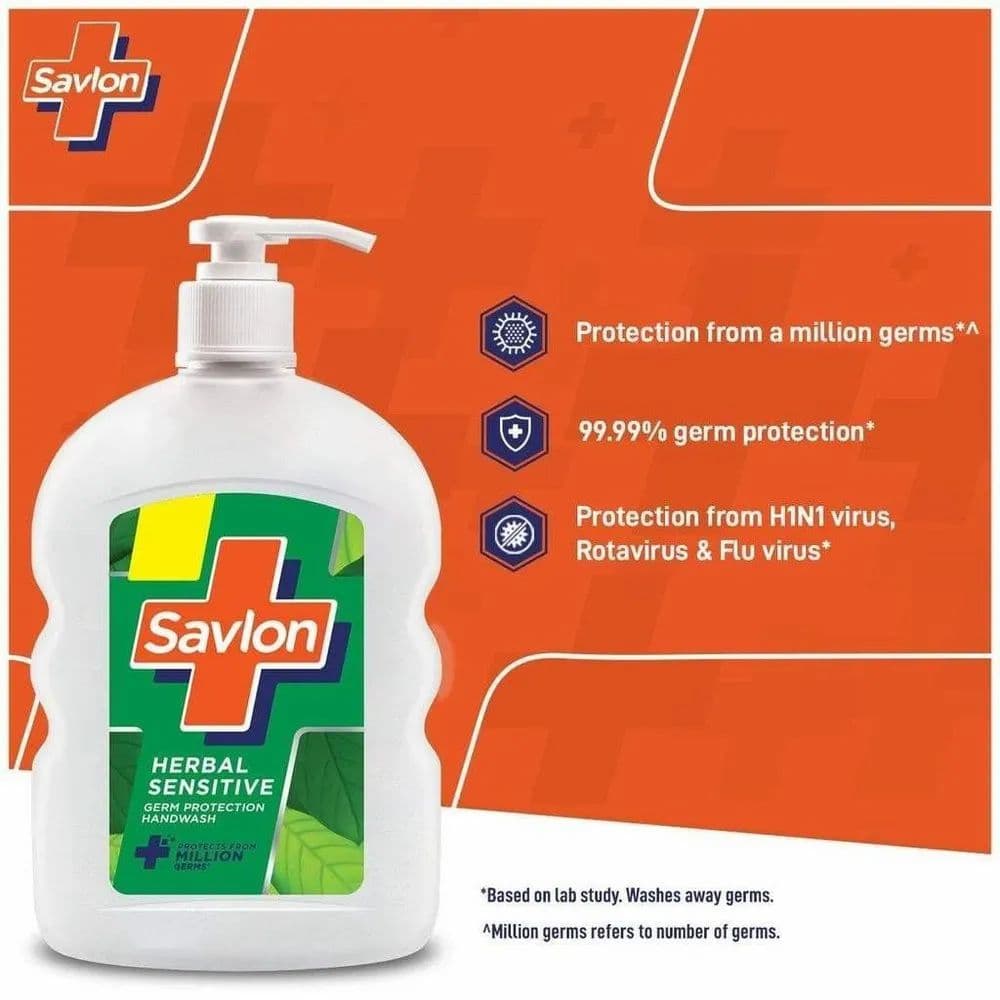Savlon Herbal Sensitive Hand Wash 200Ml view 2