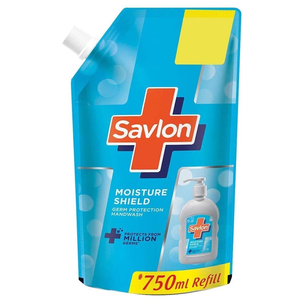 Liquid Savlon Moisture Shield Refill Hand Wash 675 Ml, Pouch