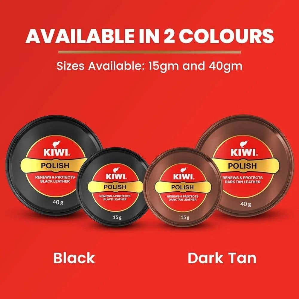Kiwi Polish Dark Tan 40Gm view 2